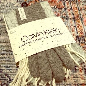 Tech friendly gloves and scarf